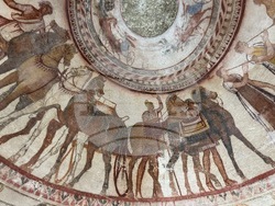 Казанлъшка гробница - оригинал - стенописи - ЮНЕСКО