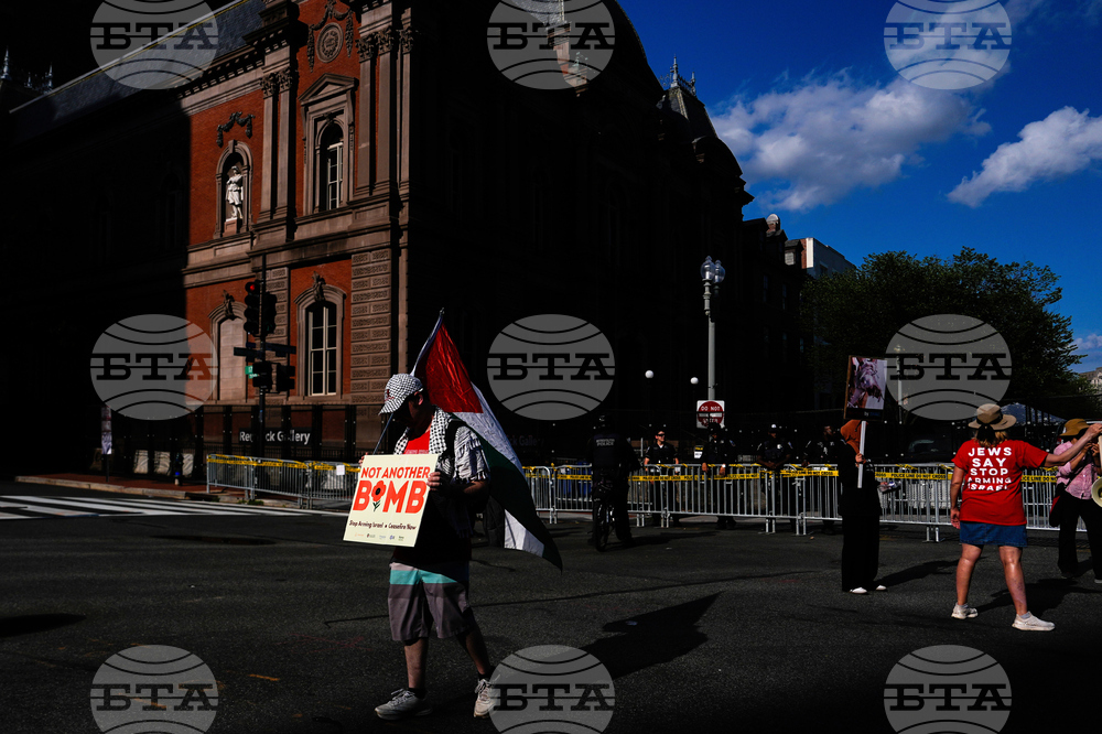 APTOPIX Trump US Israel Protest