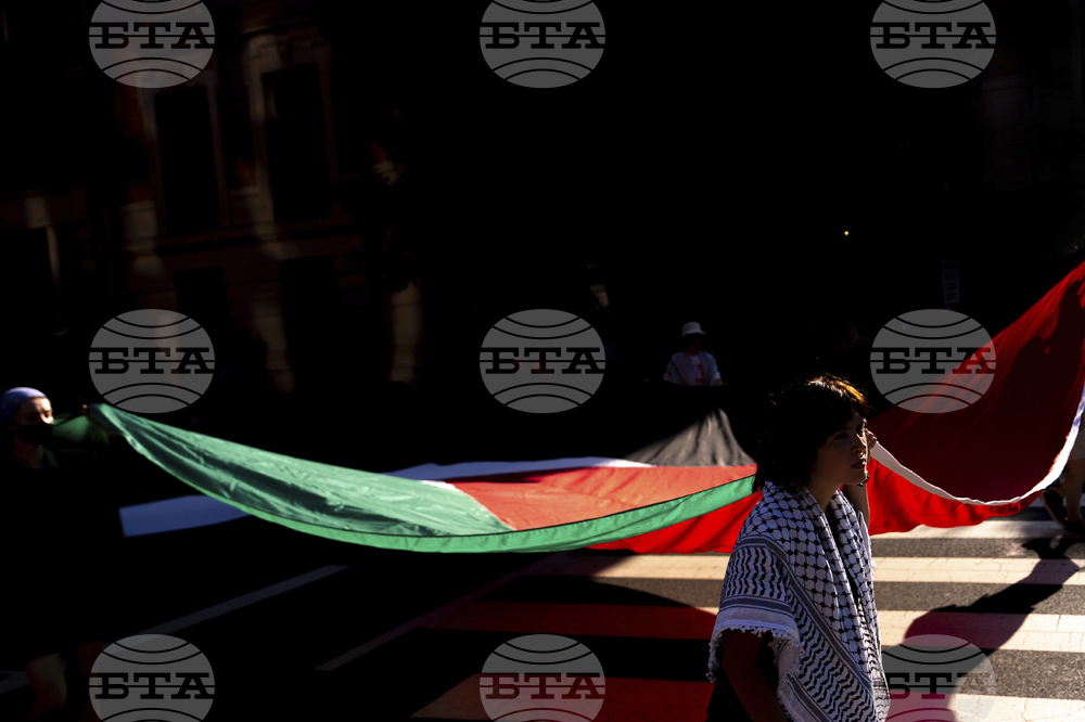 APTOPIX Trump US Israel Protest