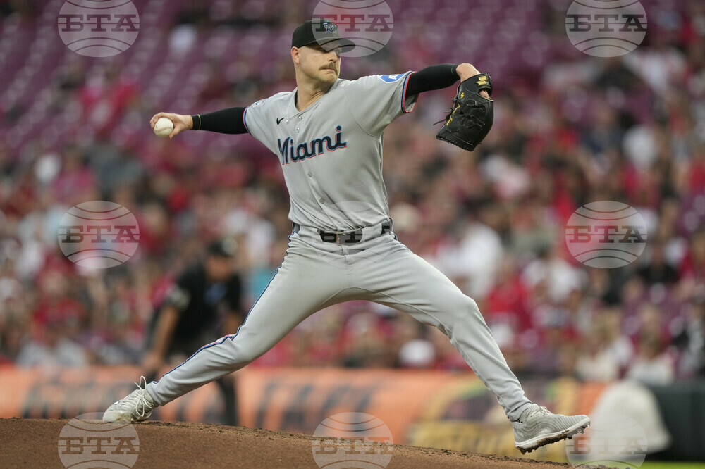 Marlins Reds Baseball