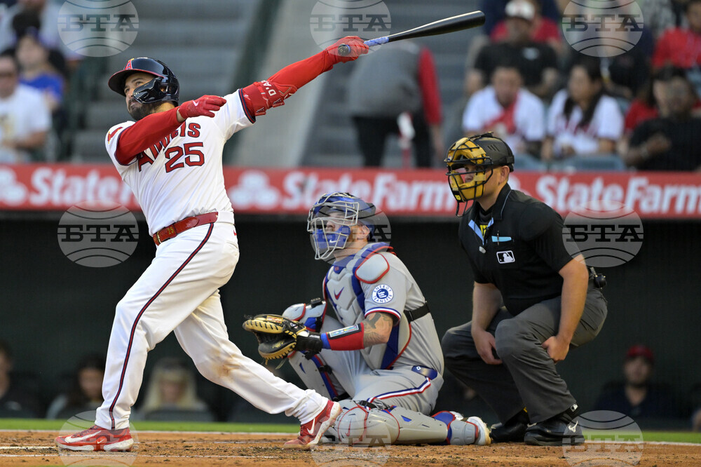 Rangers Angels Baseball
