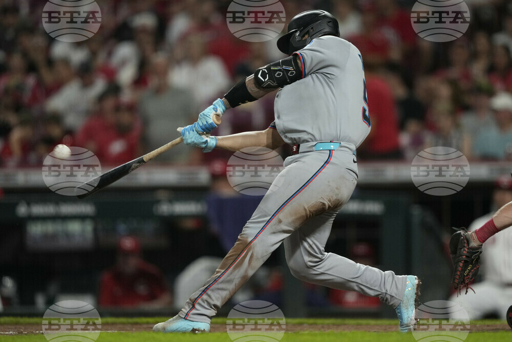 Marlins Reds Baseball