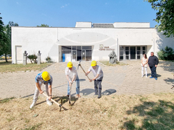 Сливен - зала „Сирак Скитник“ - първа копка