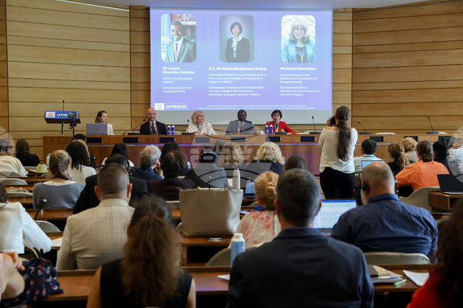 Среща за опазването на биоразнообразието се проведе в централата на ЮНЕСКО в Париж