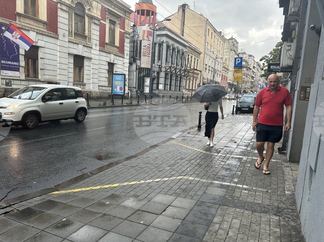 Сърбия - буря 