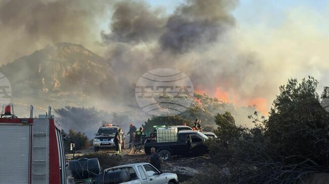 A Joint Response to Crete Wildfire: Firefighters and Citizens Working Together