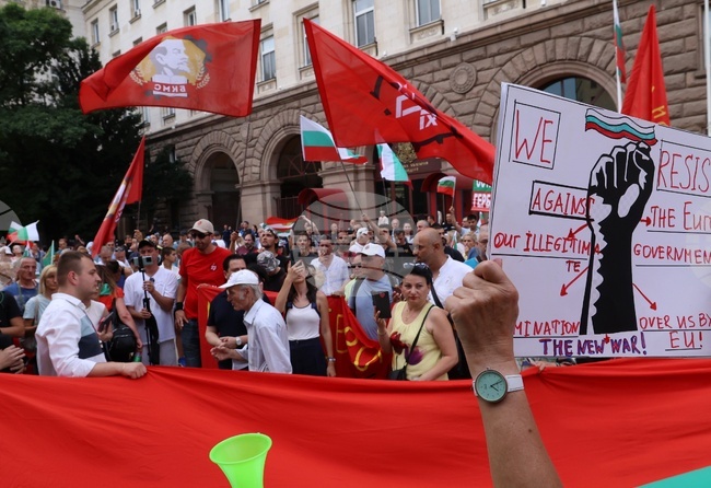Приключи протестът в защита на българския лев в София