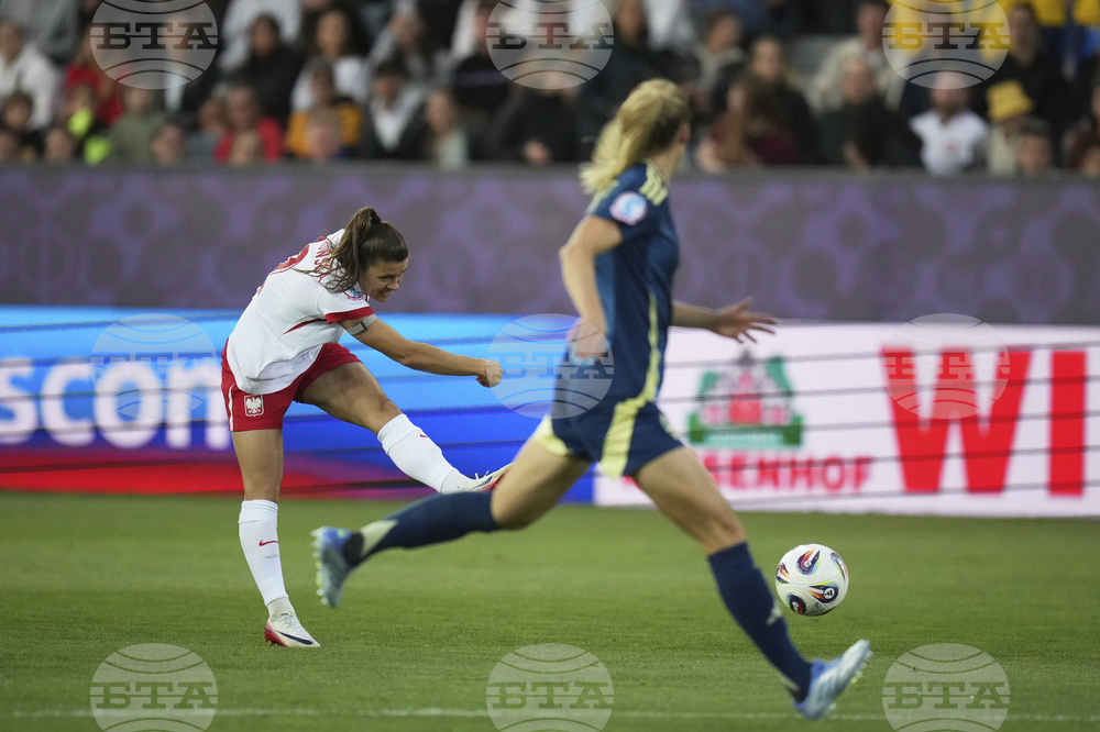 Euro 2025 Poland Sweden Soccer