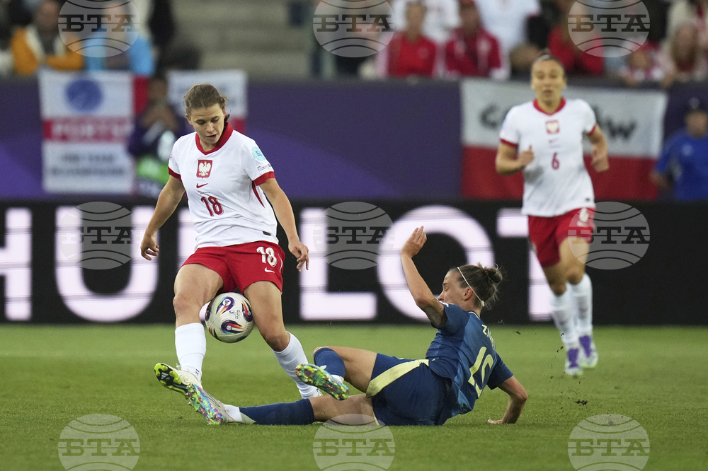 Euro 2025 Poland Sweden Soccer