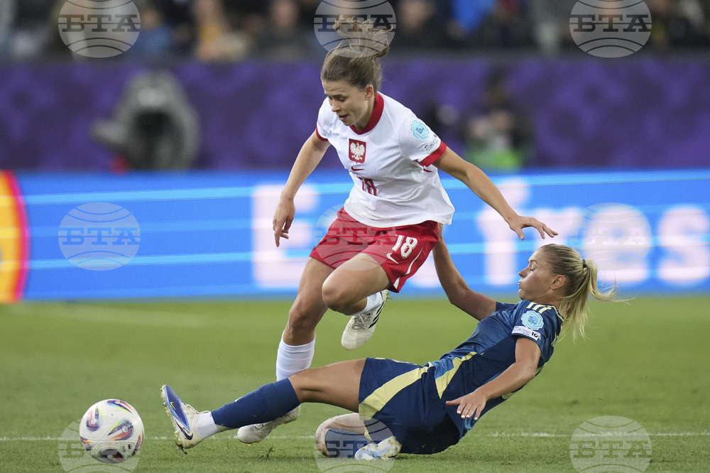 Euro 2025 Poland Sweden Soccer