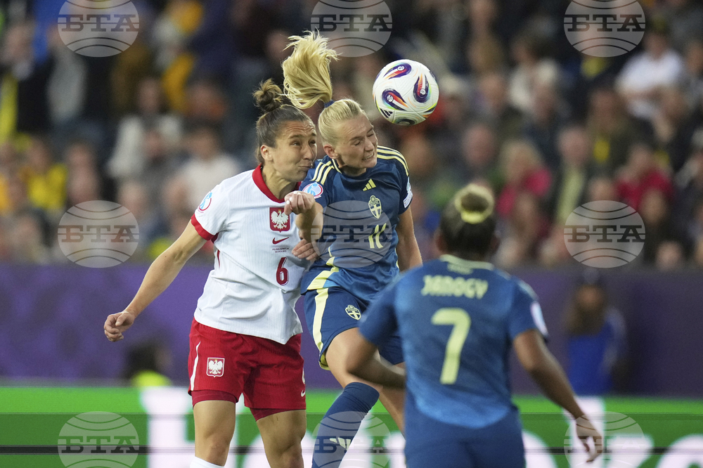 Euro 2025 Poland Sweden Soccer