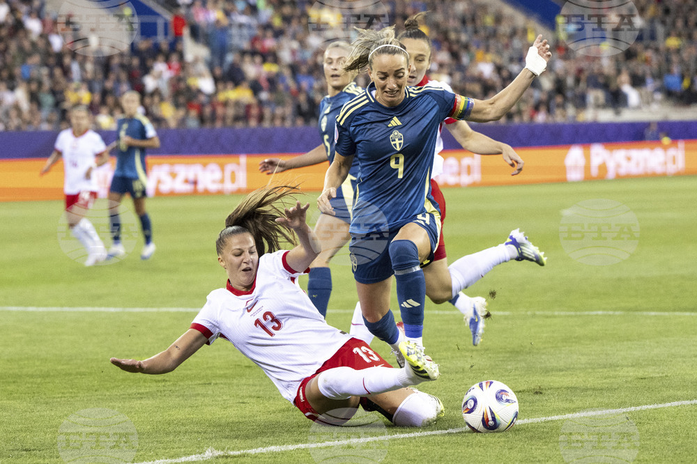 Euro 2025 Sweden Poland Soccer