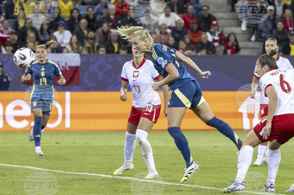Euro 2025 Sweden Poland Soccer