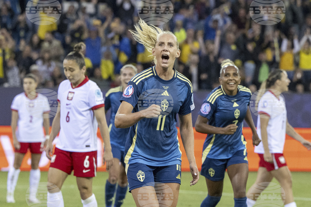 Euro 2025 Sweden Poland Soccer