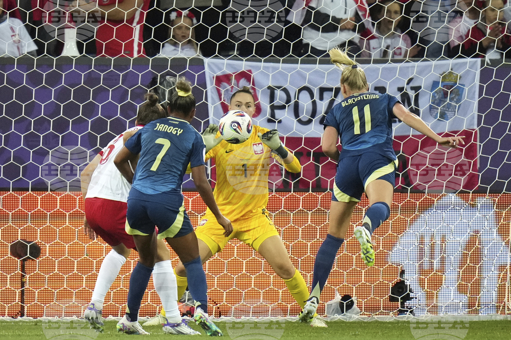 Euro 2025 Poland Sweden Soccer