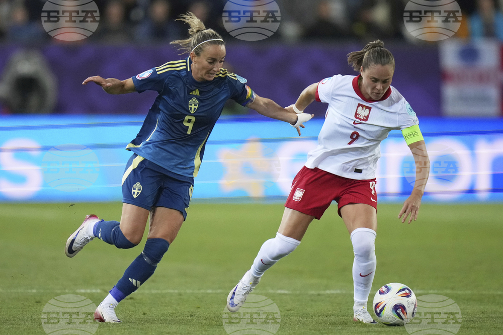 Euro 2025 Poland Sweden Soccer