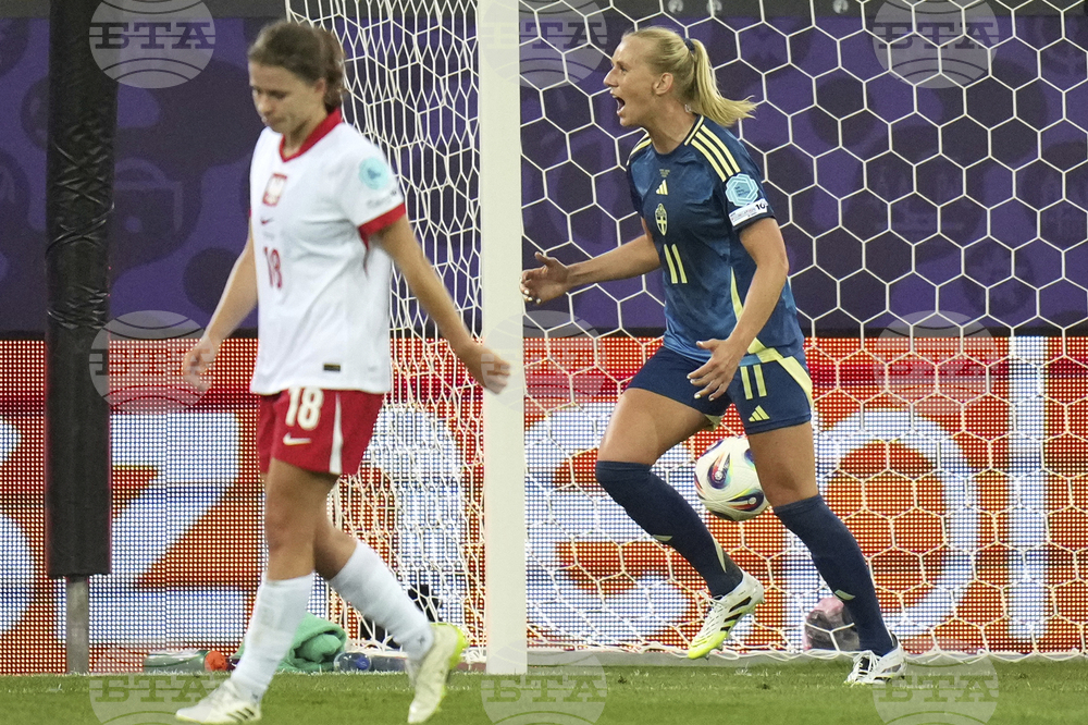 Euro 2025 Poland Sweden Soccer