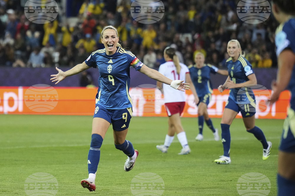 Euro 2025 Poland Sweden Soccer