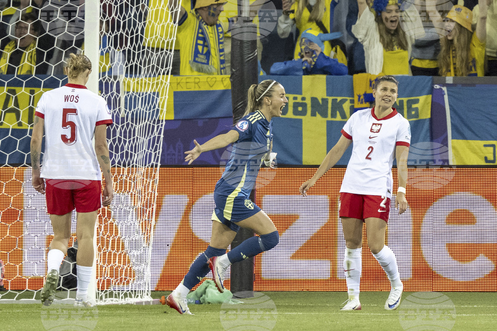 Euro 2025 Sweden Poland Soccer
