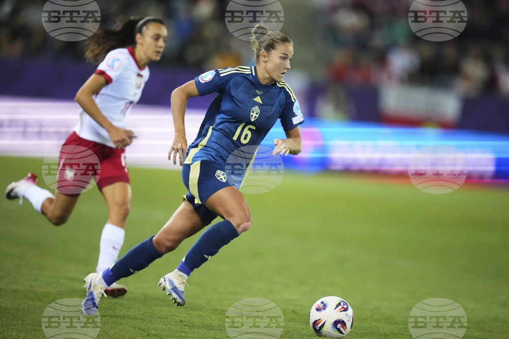 Euro 2025 Poland Sweden Soccer