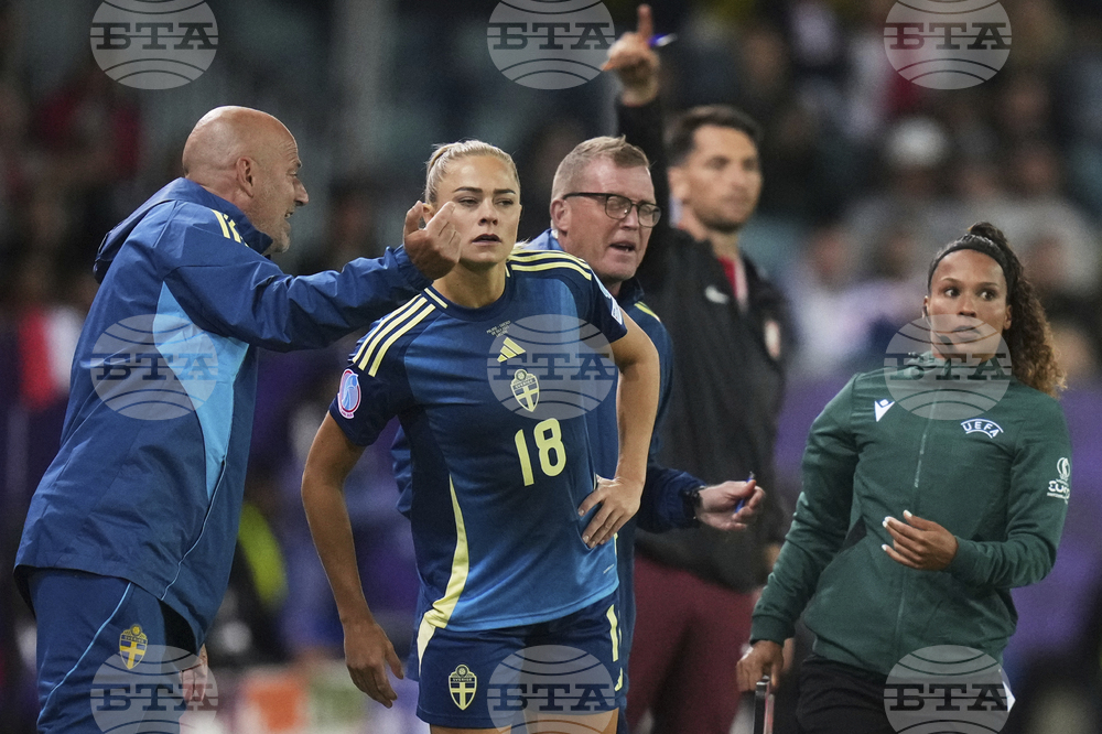 Euro 2025 Poland Sweden Soccer