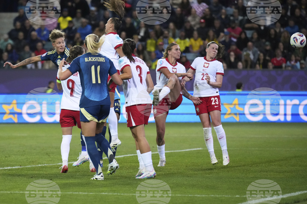 Euro 2025 Poland Sweden Soccer