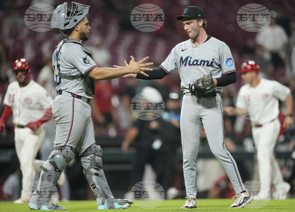 Marlins Reds Baseball