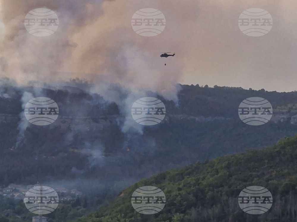 Военни се включват в гасенето на пожара край Велико Търново, съобщиха от Министерството на отбраната
