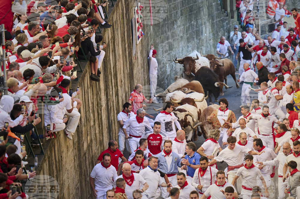 Spain Running of the Bulls