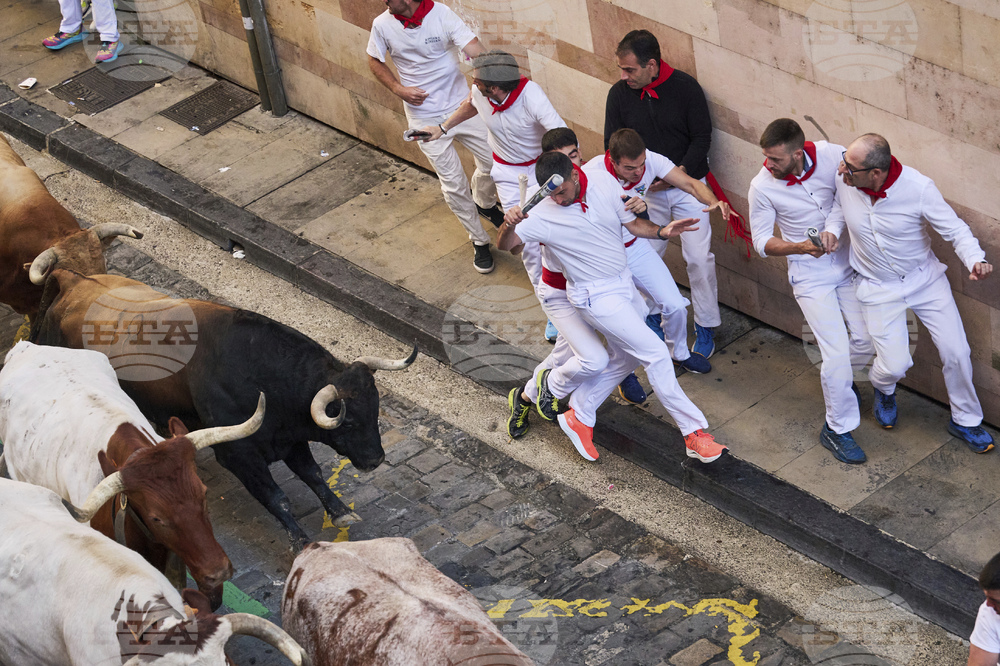 Spain Running of the Bulls
