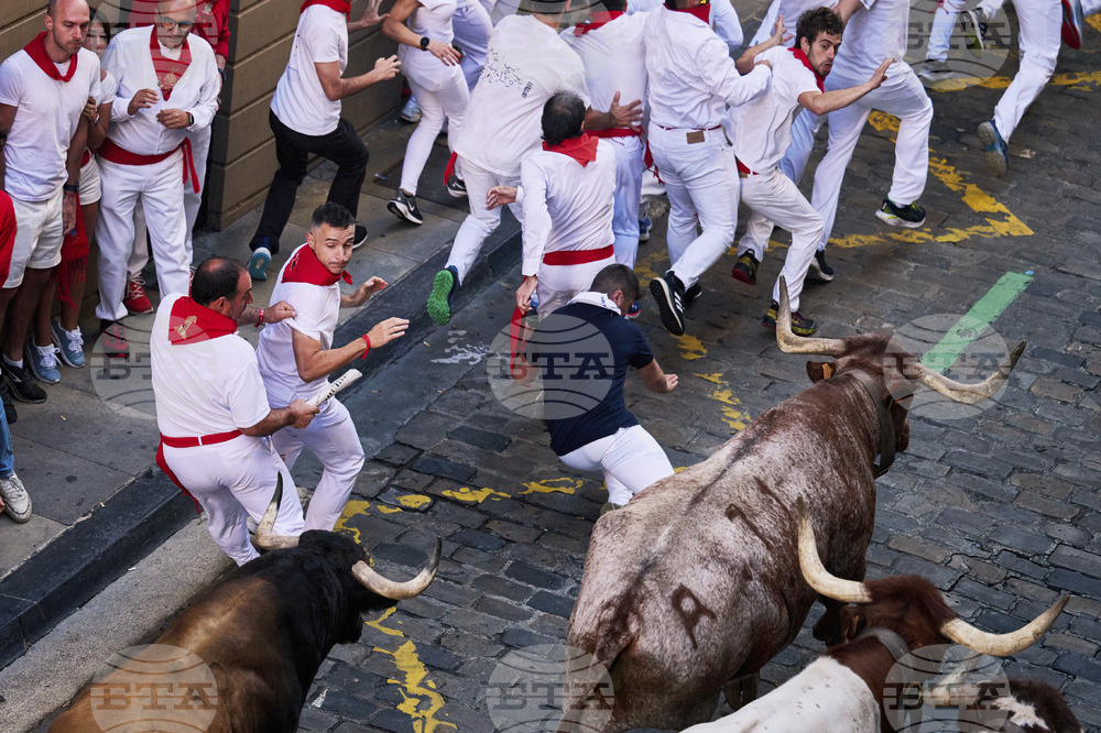 Spain Running of the Bulls