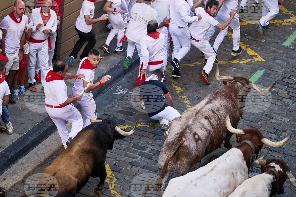 Spain Running of the Bulls