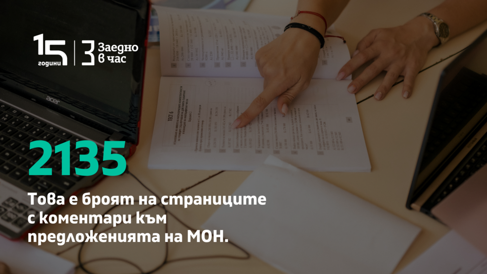 Заедно в час: Над 400 граждани и организации призовават премиера да изиска задълбочен анализ на промените в Закона за предучилищното и училищното образование преди приемането му