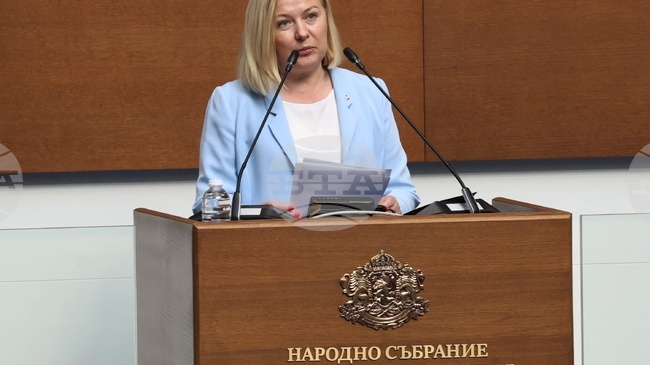 Adopting Euro Does Not End Fight for European Bulgaria, Says CC-DB Co-Floor Leader Iordanova on Behalf of Parliamentary Group