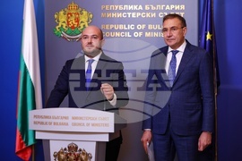 Министерски съвет - Георги Георгиев - Борислав Гуцанов - пресконференция
