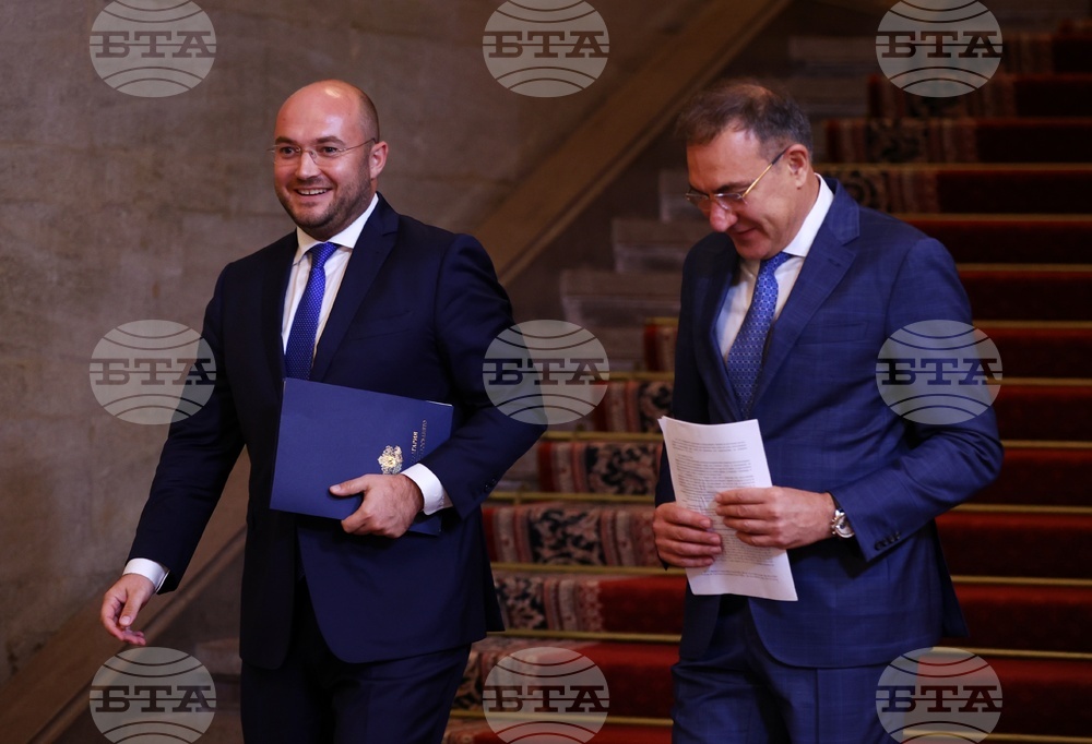 Министерски съвет - Георги Георгиев - Борислав Гуцанов - пресконференция