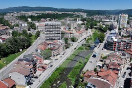 Габрово - изглед с дрон