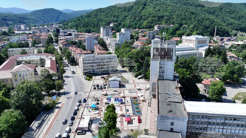 Габрово - изглед с дрон