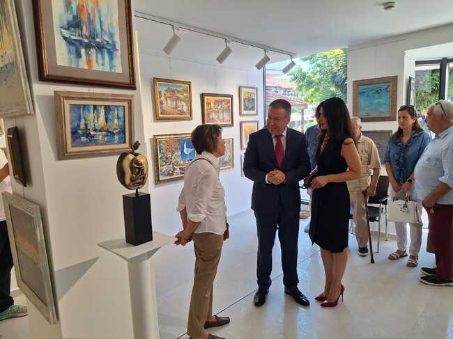 В Несебър бе открита нова изложбена галерия на името на местния художник Радослав Ралев
