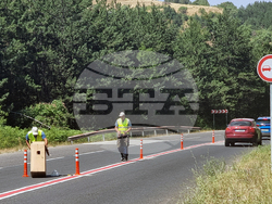 Село Черноочене - гъвкави ограничители - поставяне