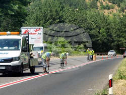 Село Черноочене - гъвкави ограничители - поставяне