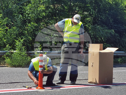 Село Черноочене - гъвкави ограничители - поставяне