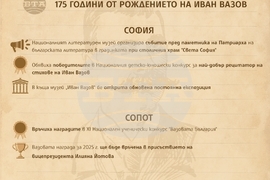 175 години от рождението на Иван Вазов