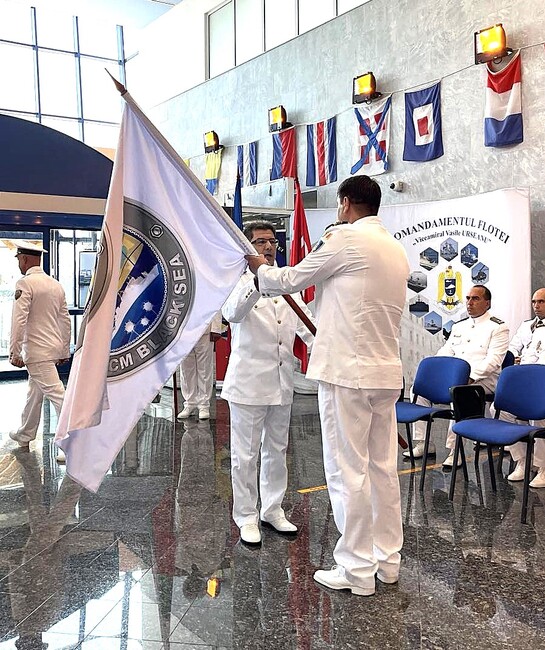 МО: Командването на Противоминната военноморска група в Черно море беше сдадено от България на Румъния за следващите шест месеца