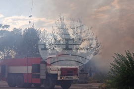 Пазарджик - пожар - квартал Запад