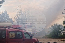 Пазарджик - пожар - квартал Запад