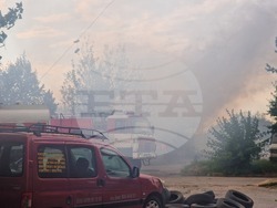 Пазарджик - пожар - квартал Запад