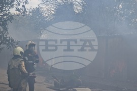 Пазарджик - пожар - квартал Запад