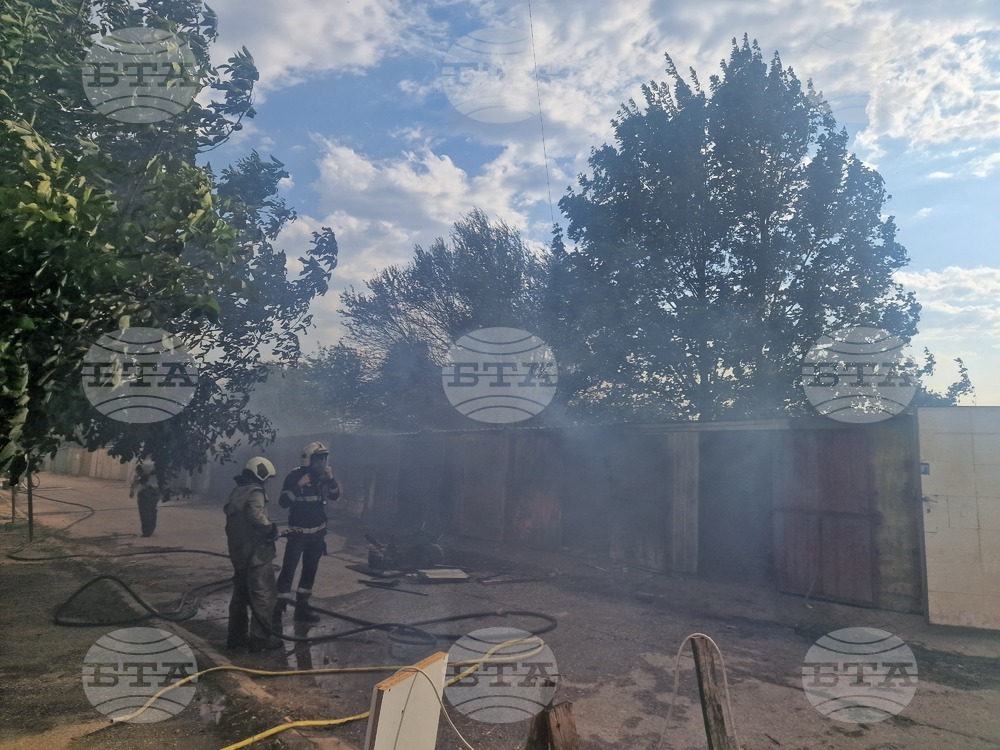 Пазарджик - пожар - квартал Запад