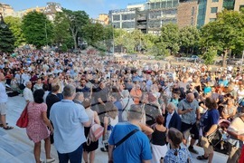Варна - Протест в подкрепа на задържания кмет на града Благомир Коцев